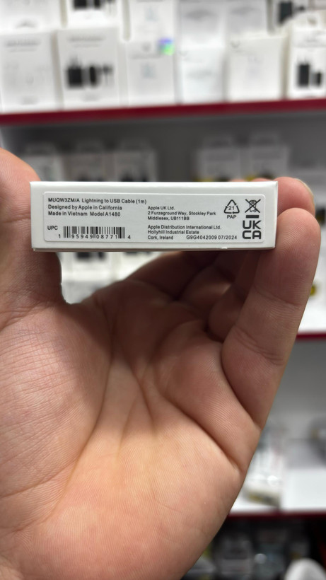 کابل شارژ لایتنینگ آیفون / اپل اورجینال iPHONE ORIGINAL Lightning to USB CABLE