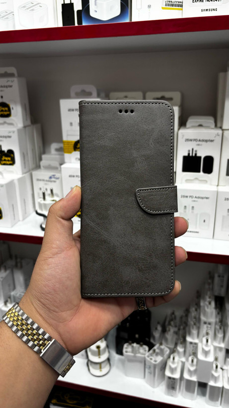 کیف چرمی کلاسوری مناسب برای شیائومیPOCO C75/Redmi A4/ Redmi 14C