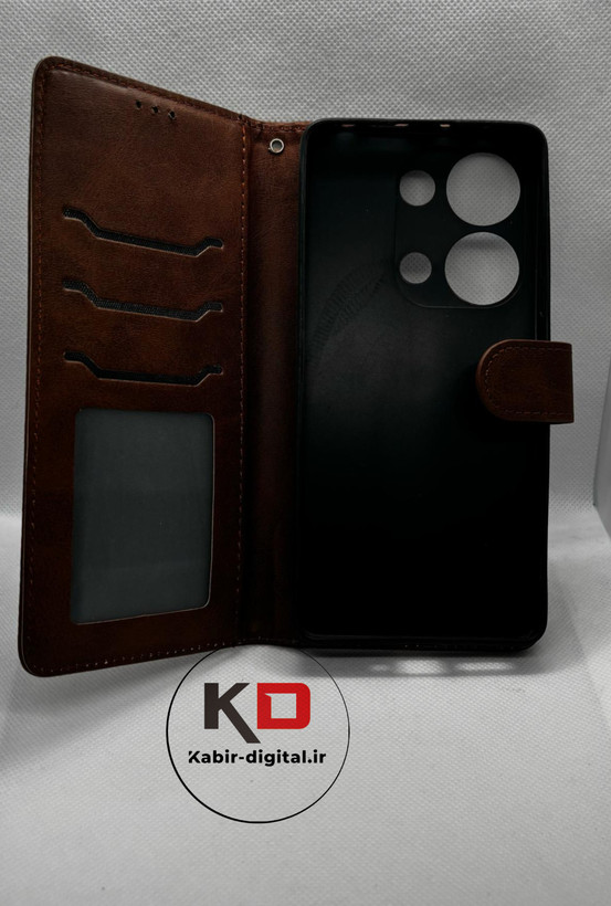 کیف کلاسوری چرمی شیائومی Poco M6 Pro