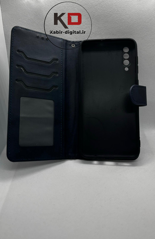 کیف گوشی Galaxy A50/A50s / A30s سامسونگ چرم مگنتی جاکارتی بند آویز دار محافظ لنز دار