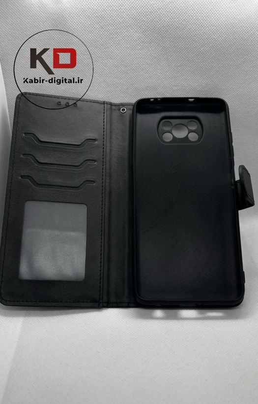 کیف کلاسوری چرمی شیائومی پوکو X3pro/X3