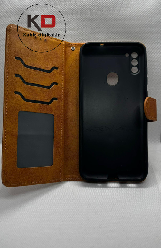 کیف گوشی Galaxy A11 / Galaxy M11 سامسونگ چرم مگنتی جاکارتی بند آویز دار