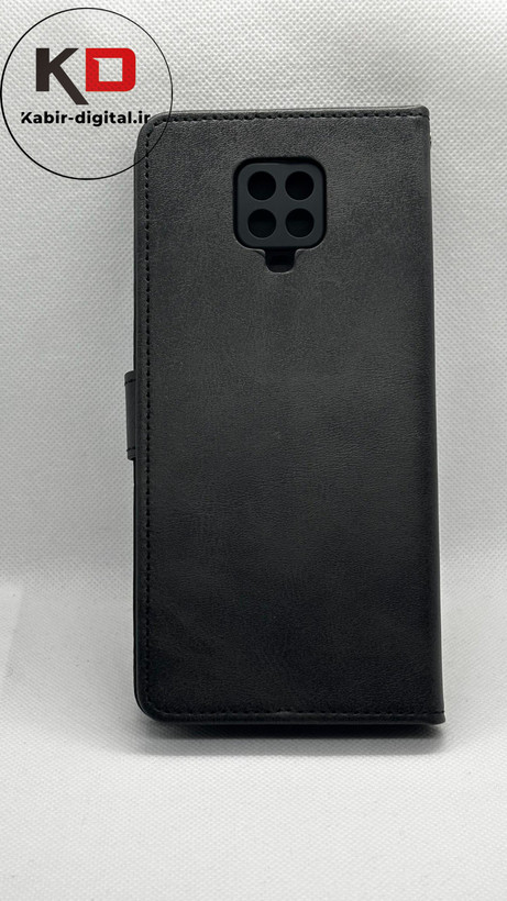 کیف گوشی Redmi Note 9S - Redmi Note 9 Pro شیائومی چرم مگنتی جاکارتی بند آویز دار