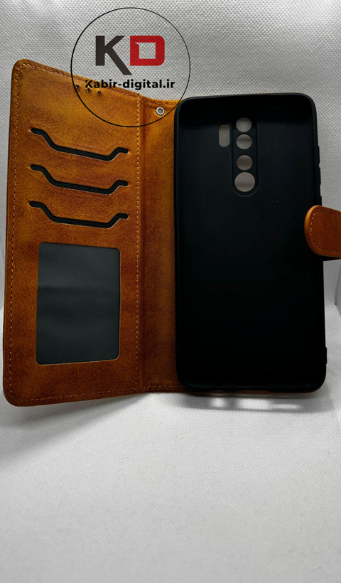 کیف موبایل چرمی مگنتی Nillkin مدل Xiaomi Redmi Note 8 Pro