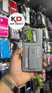 قاب گوشی Redmi mi 14 T Pro / mi 14 T شیائومی چرمی اورجینال پولو POLO جاکارتی دار مگنتی استندشو دور دوخت