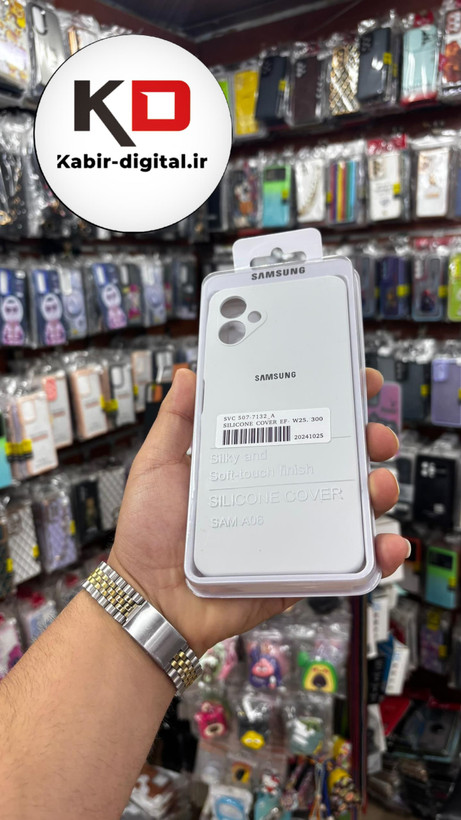 گارد اورجینال گوشی سامسونگ Galaxy A06 مدل سیلیکونی محافظ لنزدار