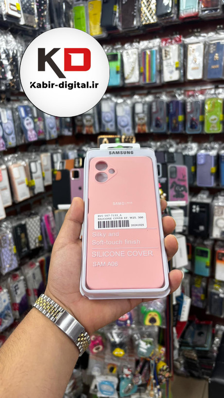 گارد اورجینال گوشی سامسونگ Galaxy A06 مدل سیلیکونی محافظ لنزدار
