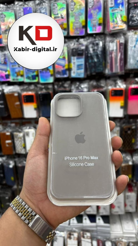 قاب سیلیکونی اورجینال اصلی iPhone 16 promax