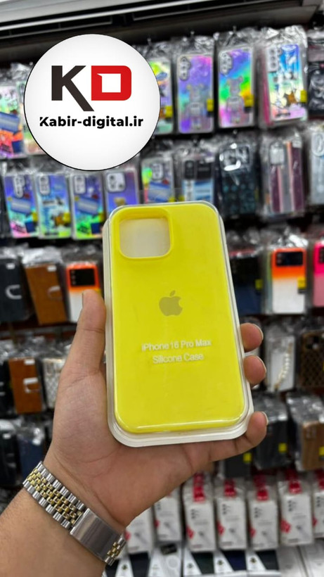 قاب سیلیکونی اورجینال اصلی iPhone 16 promax