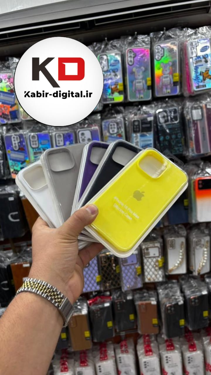 قاب سیلیکونی اورجینال اصلی iPhone 16 promax