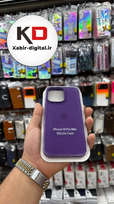 قاب سیلیکونی اورجینال اصلی iPhone 16 promax