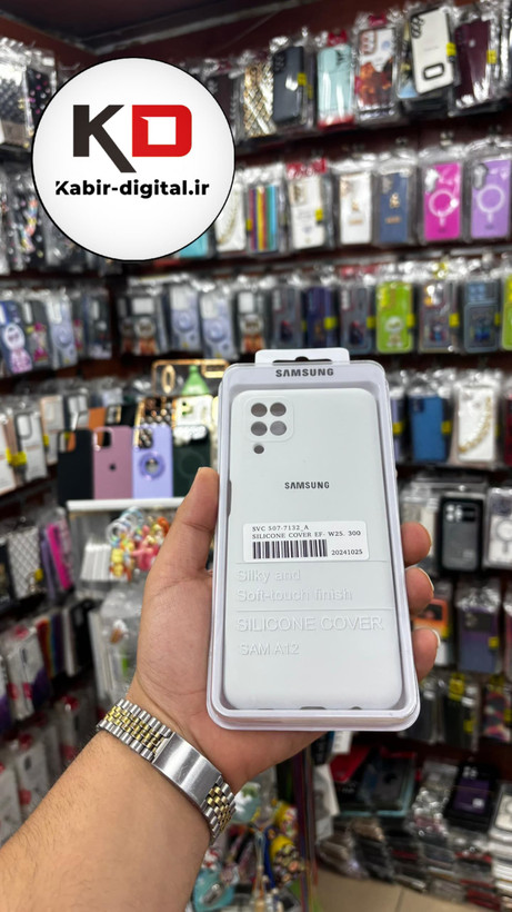 قاب سیلیکونی محافظ لنزدار سامسونگ مدل Samsung Silicone Cover for A12/M12