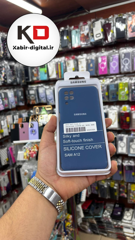 قاب سیلیکونی محافظ لنزدار سامسونگ مدل Samsung Silicone Cover for A12/M12