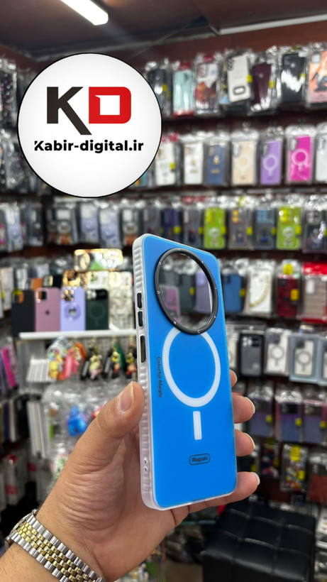 قاب گوشی Redmi A3 - Redmi A3X شیائومی هارد طرح مگ سیف لنز کرومی