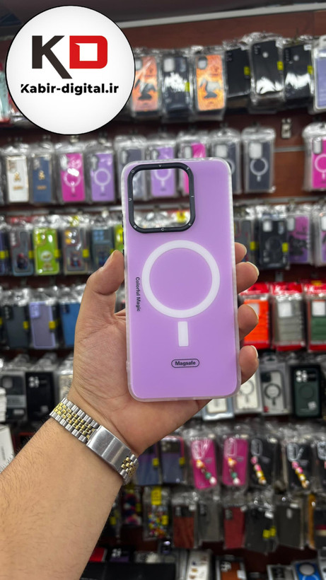 قاب گوشی Redmi 10C -12c شیائومی هارد طرح مگ سیف لنز کرومی