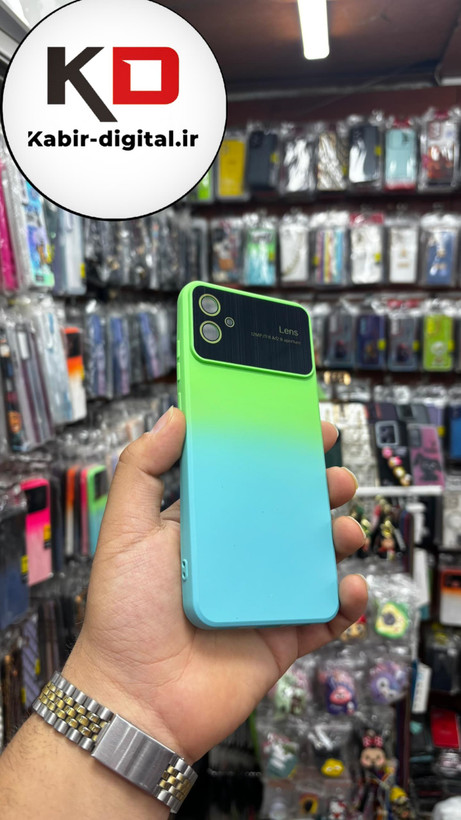 قاب گوشی Galaxy A04E سامسونگ سیلیکونی Camera Lens اورجینال محافظ لنز دار شیشه ای