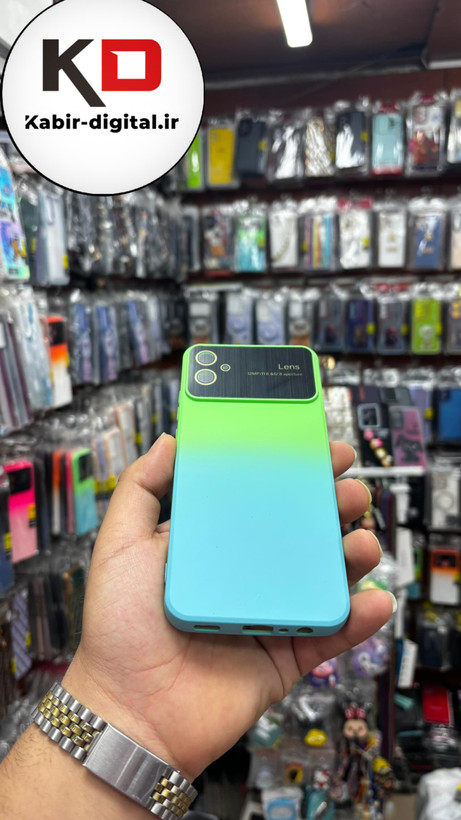 قاب گوشی Galaxy A04E سامسونگ سیلیکونی Camera Lens اورجینال محافظ لنز دار شیشه ای