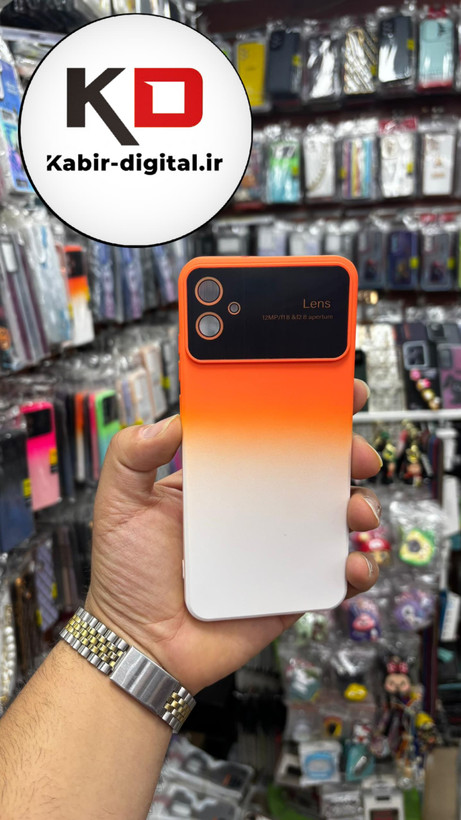 قاب گوشی Galaxy A04E سامسونگ سیلیکونی Camera Lens اورجینال محافظ لنز دار شیشه ای