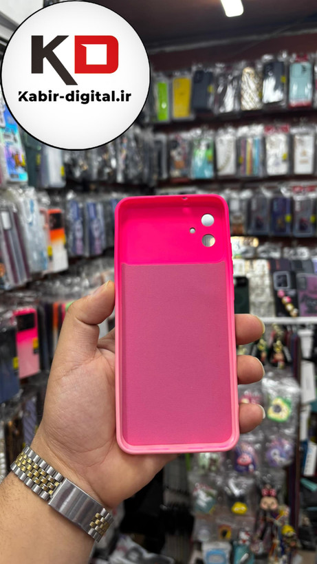 قاب گوشی Galaxy A04E سامسونگ سیلیکونی Camera Lens اورجینال محافظ لنز دار شیشه ای