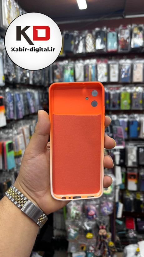 قاب گوشی Galaxy A04E سامسونگ سیلیکونی Camera Lens اورجینال محافظ لنز دار شیشه ای
