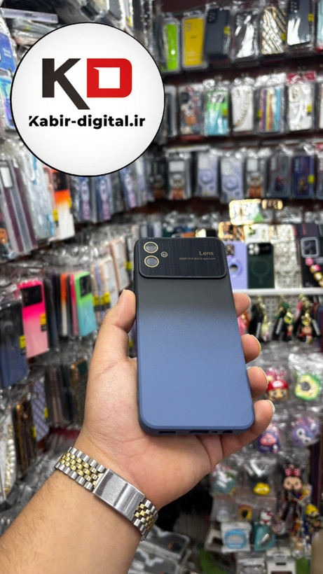 قاب گوشی Galaxy A04E سامسونگ سیلیکونی Camera Lens اورجینال محافظ لنز دار شیشه ای