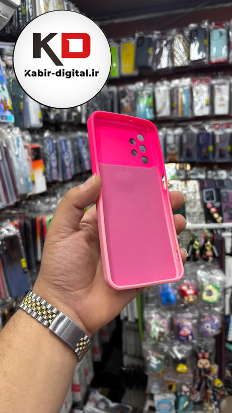 قاب گوشی Galaxy A13 4G سامسونگ سیلیکونی Camera Lens اورجینال محافظ لنز دار شیشه ای