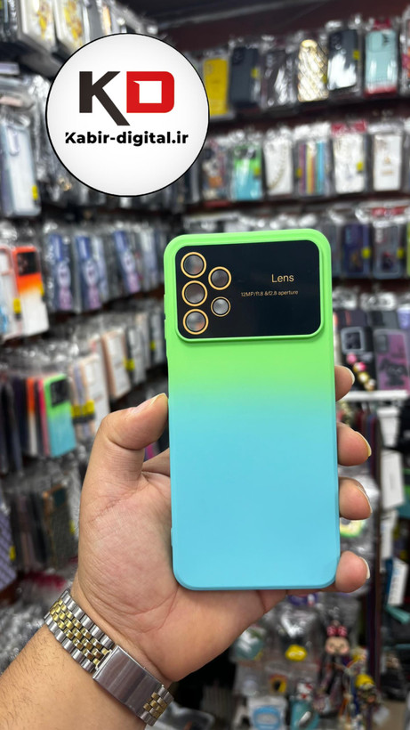 قاب گوشی Galaxy A13 4G سامسونگ سیلیکونی Camera Lens اورجینال محافظ لنز دار شیشه ای