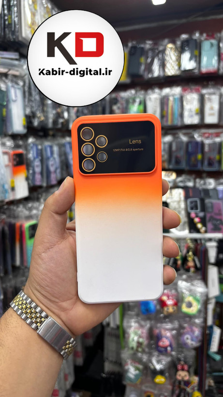قاب گوشی Galaxy A13 4G سامسونگ سیلیکونی Camera Lens اورجینال محافظ لنز دار شیشه ای