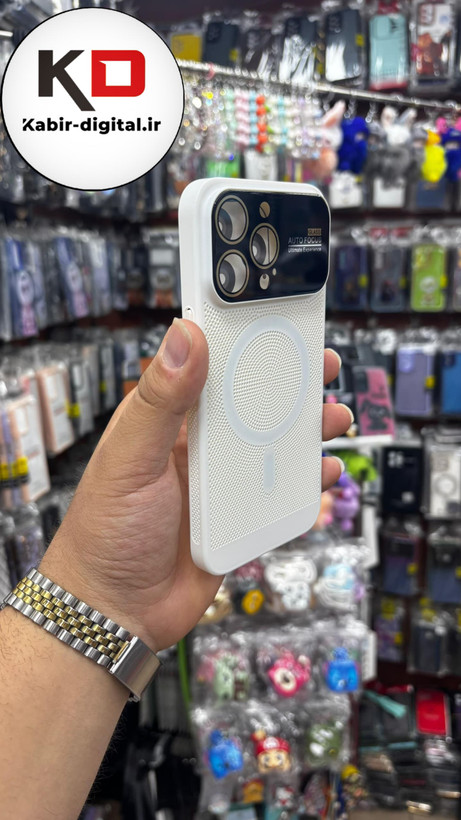 قاب گوشی آیفون 13 پرومکس توری فلزی مجیک ماسک IPhone 13 Pro Max محافظ لنز دار
