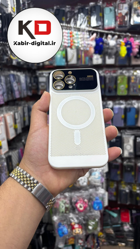 قاب گوشی آیفون 13 پرومکس توری فلزی مجیک ماسک IPhone 13 Pro Max محافظ لنز دار