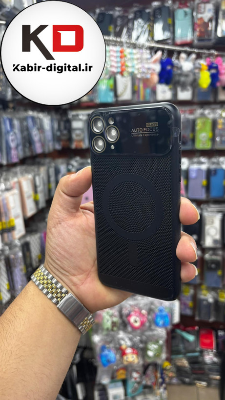 قاب گوشی آیفون 11پرومکس توری فلزی مجیک ماسک IPhone 11 Pro Max محافظ لنز دار