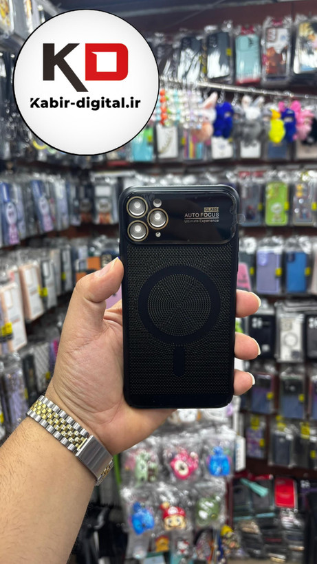 قاب گوشی آیفون 11پرومکس توری فلزی مجیک ماسک IPhone 11 Pro Max محافظ لنز دار
