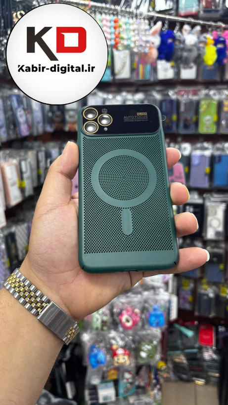 قاب گوشی آیفون 11پرومکس توری فلزی مجیک ماسک IPhone 11 Pro Max محافظ لنز دار