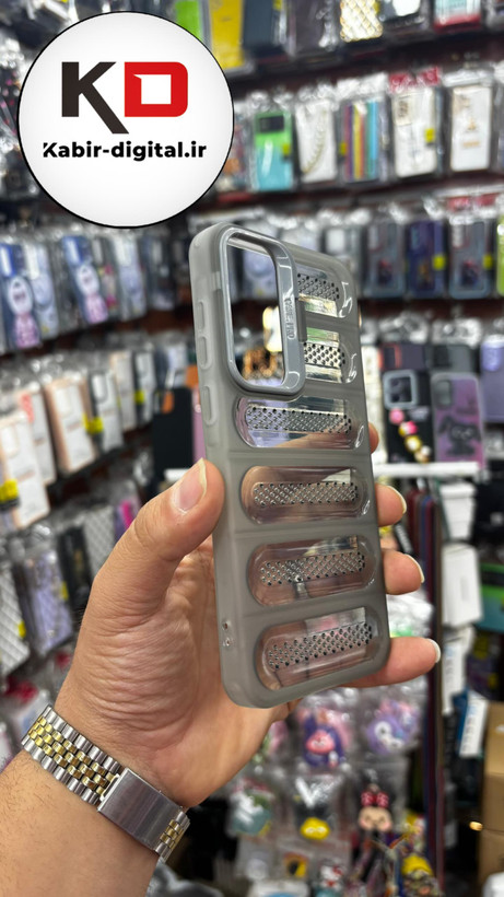 قاب پافر توری دار ژله ای استندشو سامسونگ Galaxy A35