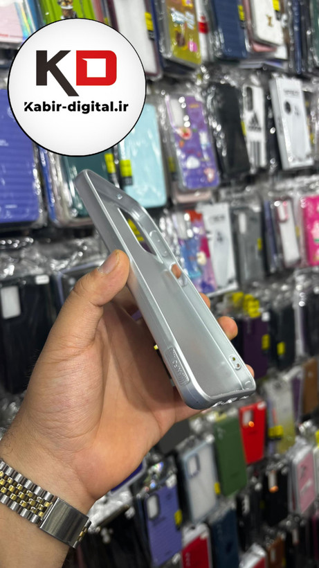 قاب گوشی Galaxy A14 سامسونگ New Zone سیلیکونی متالیک Sport نقره ای