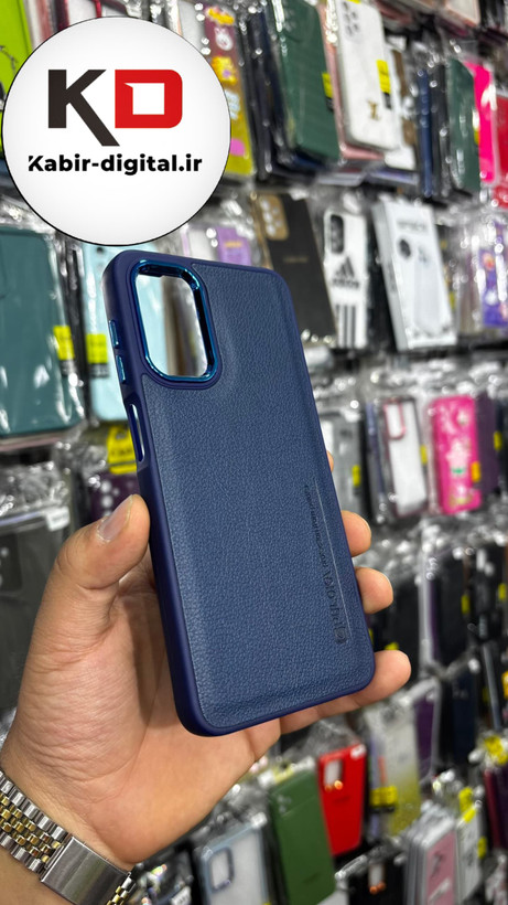 قاب گوشی Galaxy A13 سامسونگ طرح چرمی کلاسیک HARD متال کیس Puloka سرمه ایی