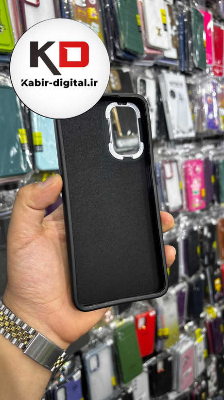 قاب گوشی Galaxy A13 سامسونگ طرح چرمی کلاسیک HARD متال کیس Puloka مشکی