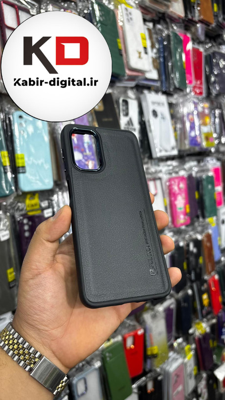 قاب گوشی Galaxy A13 سامسونگ طرح چرمی کلاسیک HARD متال کیس Puloka مشکی