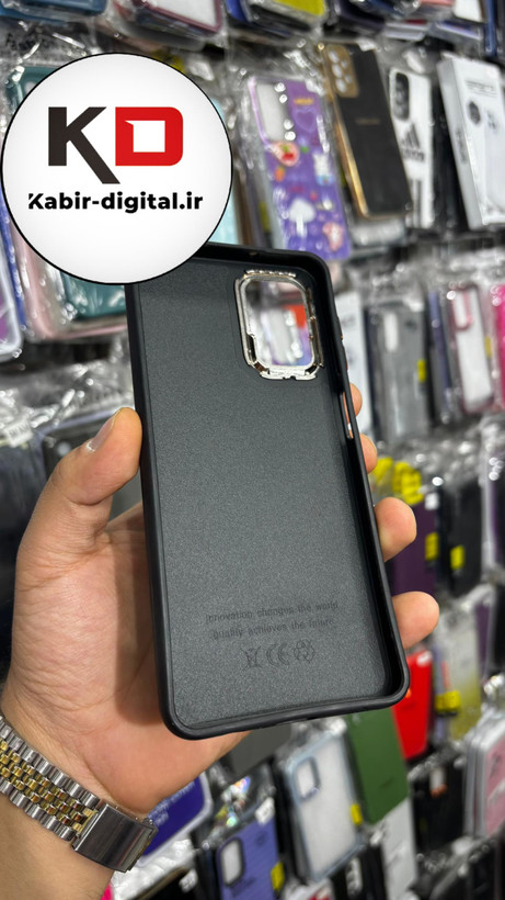 قاب گوشی Galaxy A12/M12سامسونگ طرح So CooL اورجینال Qseries لنز کرومی مشکی