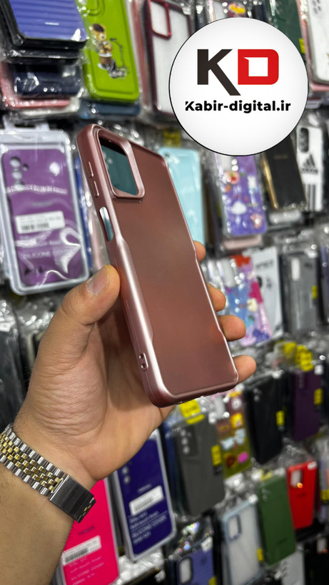قاب گوشی Galaxy A12 / Galaxy M12 سامسونگ New Zone سیلیکونی متالیک Sport رزگلد