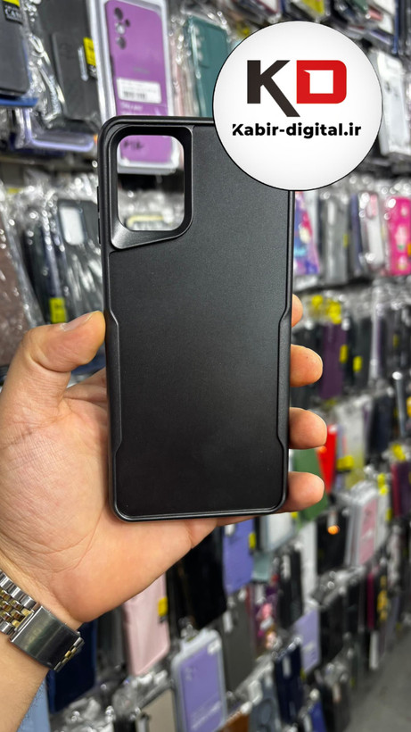 قاب گوشی Galaxy A12 / Galaxy M12 سامسونگ New Zone سیلیکونی متالیک Sport مشکی