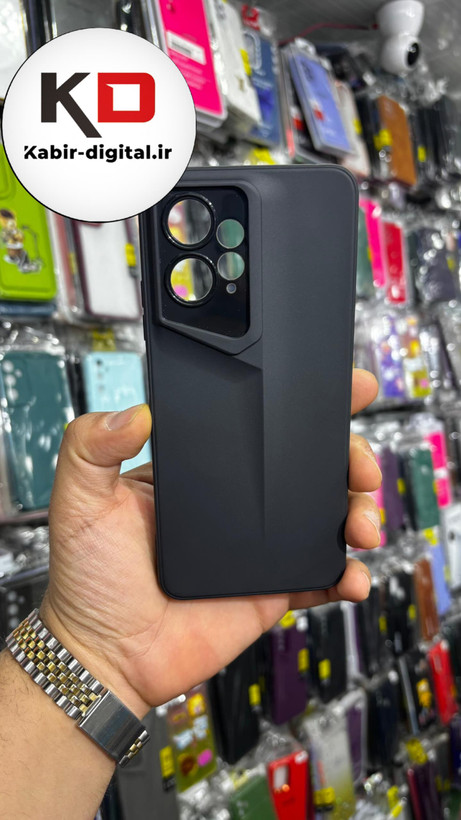 قاب گوشی Note 12شیائومی سری Porsche Design پورش دیزاین Hard LUXURY محافظ لنز دار مشکی