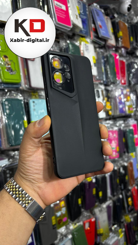 قاب گوشی Note 12شیائومی سری Porsche Design پورش دیزاین Hard LUXURY محافظ لنز دار مشکی