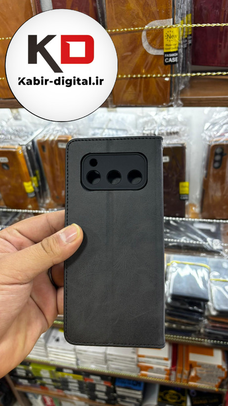 کیف موبایل جاکارتی دار برای گوشی داریا باند Daria Bond 5G-رنگ مشکی