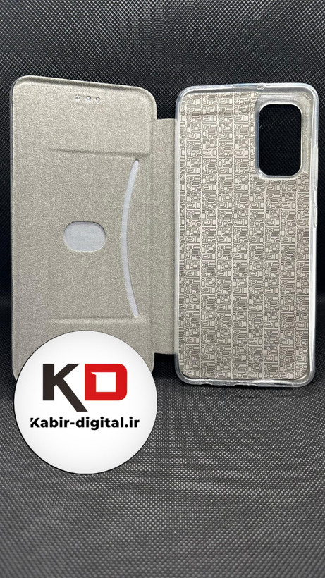 کیف مگنتی گوشی Poco F3 پوکو شیائومی طرح چرم کتابی مشکی