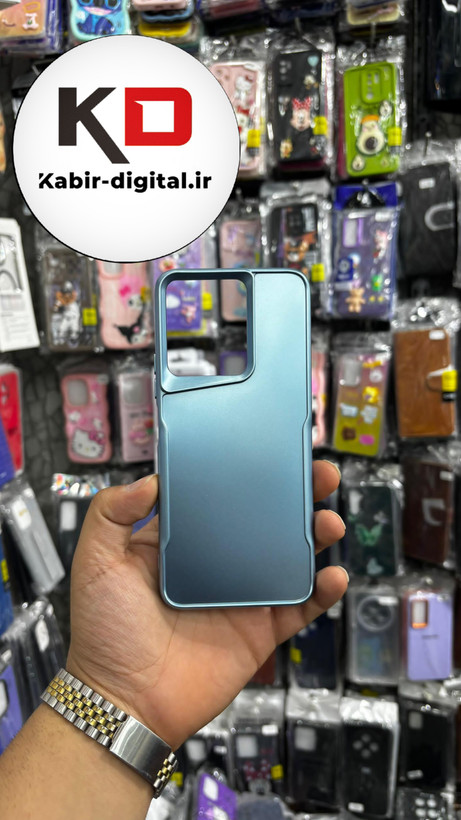 قاب گوشی Redmi 13شیائومی New Zone سیلیکونی متالیک Sport آبی