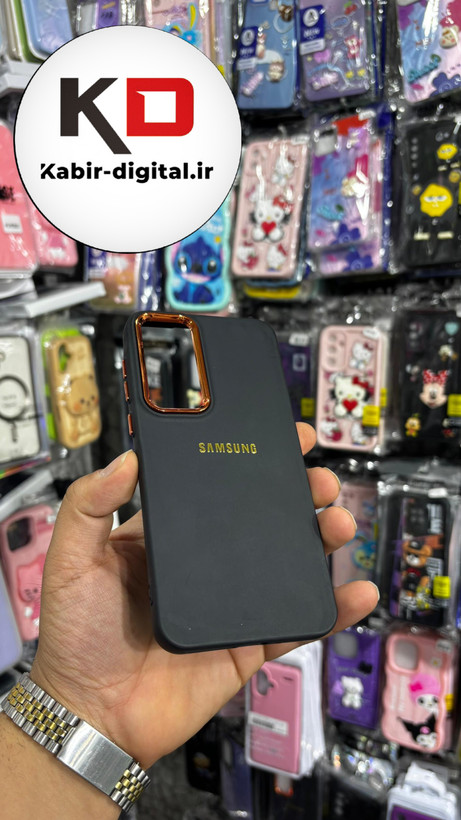 قاب گوشی Galaxy A35 سامسونگ طرح So CooL اورجینال Qseries لنز کرومی مشکی