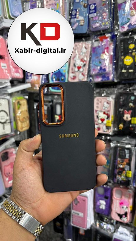 قاب گوشی Galaxy A35 سامسونگ طرح So CooL اورجینال Qseries لنز کرومی مشکی