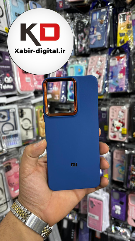قاب گوشی Redmi Note 13C-Poco c65 شیائومی طرح So CooL اورجینال Qseries لنز کرومی-آبی پررنگ
