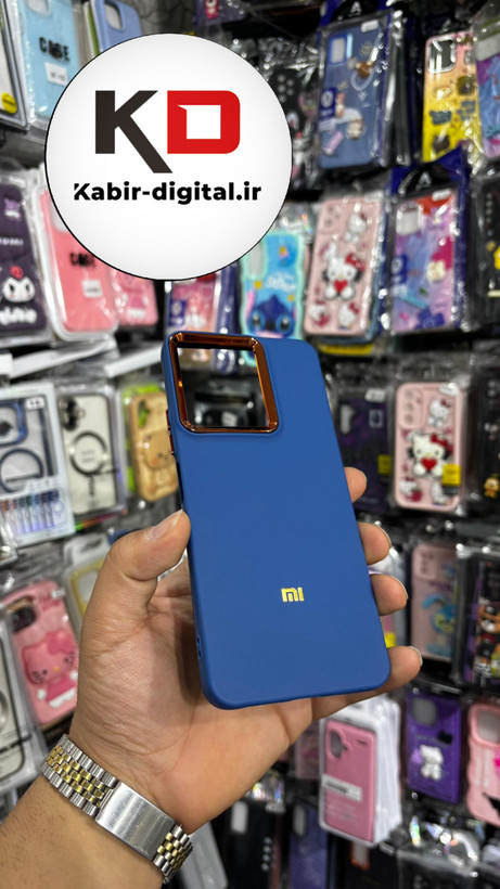 قاب گوشی Redmi Note 13C-Poco c65 شیائومی طرح So CooL اورجینال Qseries لنز کرومی-آبی پررنگ